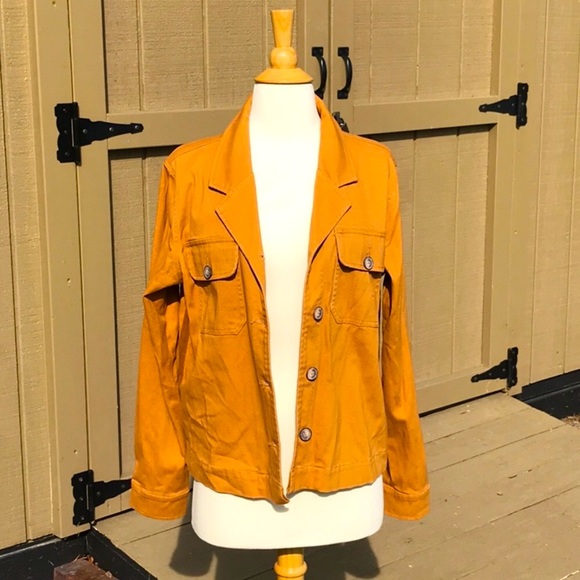 NWT Sanctuary Two Pocket Button Front Jacket in Spice Size Small - Picture 2 of 9